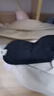 TA真絲眼罩桑蠶絲睡眠遮光透氣男女士通用午睡覺(jué)舒適夏日冰涼感黑色 曬單實(shí)拍圖