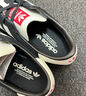 adidas「T頭鞋」STADT經(jīng)典時(shí)尚薄底運動(dòng)板鞋男女阿迪達斯三葉草   黑色/漢玉白/淺猩紅   43 曬單實(shí)拍圖