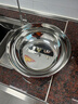 閃閃優(yōu)品不銹鋼盆304和面盆食品級揉面盆洗菜盆子湯盆廚房料理盆發(fā)面盆 【32cm】304不銹鋼和面盆 7.4L 曬單實(shí)拍圖