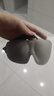 意構(gòu)（Inidea）遮光睡眠眼罩3D立體男女學(xué)生午休透氣睡覺護(hù)眼罩隱形鼻翼款銀灰色 曬單實(shí)拍圖