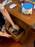 立太（LEADTEK）實(shí)木書桌學(xué)習(xí)桌電腦桌書柜書架一體家用小戶型轉(zhuǎn)角桌學(xué)生寫字桌子 【新品沖量】120cm深胡桃色 曬單實(shí)拍圖
