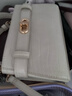 CHARLES&KEITH鱷魚(yú)紋凱莉包手提斜挎婚包包女包生日禮物CK2-50270880-1 Ivory象牙色 S 曬單實(shí)拍圖
