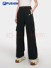 FILA FUSION斐樂(lè )官方正品梭織長(cháng)褲女秋季新款時(shí)尚寬松休閑褲 正黑色-BK S 160/62A/S 曬單實(shí)拍圖