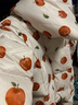OAK FAMILY冬季新品嬰兒羽絨服白鵝絨連帽爬服寶寶外出保暖連體衣 小蘋(píng)果 90 cm 曬單實(shí)拍圖