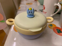 如山嬰兒輔食碗注水保溫碗316L不銹鋼碗兒童餐具恒溫吸盤嬰兒碗湯碗 云霧藍(lán)【316L不銹鋼內(nèi)膽】+吸盤 【316L材質(zhì) 感溫變色】 曬單實(shí)拍圖