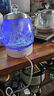 半球玻璃長嘴燒水壺家用功夫茶煮開水壺小電茶壺透明保溫藍(lán)光電熱水壺泡茶專用 1L 316不銹鋼發(fā)熱盤玻璃壺+茶葉網(wǎng) 曬單實拍圖