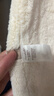 戴維貝拉（DAVE＆BELLA）滿(mǎn)月寶寶連體衣嬰幼兒保暖爬爬服牛奶絨小童衣服冬裝新款女寶睡衣 米白【現貨】 80cm （建議身高73-80cm） 曬單實(shí)拍圖