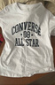 匡威（Converse）【2件裝】匡威兒童jzT恤男童短袖兒童半袖純棉休閑圓領t恤上衣 天空藍+白色 160 /76 【建議身高152-158cm】 曬單實拍圖