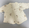 babylove嬰幼兒棉服上衣秋冬夾棉保暖新生兒和尚服寶寶長(cháng)袖衣服冬日印記 冬日印記 59 cm 曬單實(shí)拍圖