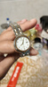 西鐵城（CITIZEN）光動能機芯間金色鋼帶時尚日歷防水女表EW2696-84A 曬單實拍圖