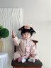 G.DUCKKIDS小黃鴨嬰兒周歲衣服女寶寶連體衣秋裝新中式幼兒爬服新生兒抓周服 粉色 66cm 尺碼3-6個(gè)月(建議10-13斤) 曬單實(shí)拍圖