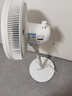 美的（Midea）電風(fēng)扇 家用七葉立式落地扇宿舍臥室輕音節(jié)能搖頭桌面小風(fēng)扇大風(fēng)力空氣循環(huán)風(fēng)扇 SAF30AC  曬單實拍圖
