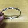 中國黃金（CHINA GOLD）莫比烏斯環(huán)銀手鐲足銀時尚款素圈鐲子銀手環(huán)情人節(jié)生日禮物送女友 【今/次日達】莫比烏斯手鐲 20g±1g 曬單實拍圖