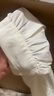 三彩大碼女裝2025秋款法式翻領飄帶襯衫寬松褶皺優(yōu)雅胖MM 奶白色 L 165/92B 曬單實拍圖
