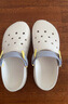 斯凱奇（Skechers）夏季女鞋洞洞鞋涼鞋增高厚底耐磨沙灘拖鞋小怪獸包頭洞洞鞋111581 白色/多彩色/WMLT 38 曬單實(shí)拍圖