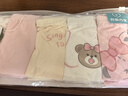 拉比兒童內褲女童內褲純棉平角褲小女孩底褲中小童短褲四角3條裝 【粉熊甜心】純棉女童四角（5條裝） 110 cm 曬單實(shí)拍圖