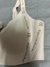 赫蓮娜（HR）內(nèi)衣女士文胸小中胸?zé)o痕聚攏胸罩提拉收副乳蜜桃胸 駝色 M 曬單實拍圖