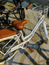 飛鴿（FLYING PIGEON）兒童自行車(chē)7-12歲自行車(chē)兒童單車(chē)小孩自行車(chē)成人通勤車(chē)自行車(chē)學(xué)生 標配珍珠白|單速|(zhì)輻條輪+禮包 26寸適合160-185cm 曬單實(shí)拍圖
