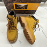 Jeep吉普馬丁靴男靴春季英倫風(fēng)工裝靴加絨棉靴男東北抗寒大黃靴子男 土黃色 41 41(255mm) 曬單實(shí)拍圖