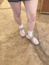 ZHR德訓鞋女春秋時(shí)尚拼接休閑鞋女百搭輕便女鞋 KS129紫色37 曬單實(shí)拍圖