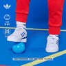 adidas男嬰童FORUM魔術(shù)貼低幫學(xué)步鞋小白鞋阿迪達(dá)斯官方三葉草 白/藍(lán) 25 (145mm) 曬單實(shí)拍圖