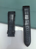 聚優(yōu)藍天梭1853庫圖T035皮帶T035627A T035617A T035407A 原裝真皮表帶 黑色無(wú)扣（質(zhì)保一年） 24mm 曬單實(shí)拍圖