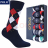 POLO男士高筒彩色菱格時(shí)尚英倫風(fēng)男襪 冬季新品潮流長(cháng)筒吸汗御寒保暖 6雙 六色型號8984 39-45碼鞋合適 曬單實(shí)拍圖