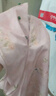 素訂民族風(fēng)亞麻女裝棉麻襯衫女夏短袖印花中式旗袍上衣女茶服T恤 粉色 L 【建議115-130斤】 曬單實(shí)拍圖