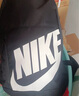 耐克（NIKE）官方男女童兒童雙肩包秋季書(shū)包收納拉鏈口袋寬敞HJ4186 070暗煙灰/橙/白 均碼 曬單實(shí)拍圖