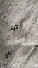 闊色（kuose）蝴蝶結(jié)印花薄款長(zhǎng)袖t恤夏季新款女通勤上衣寬松打底衫秋 灰色 M 曬單實(shí)拍圖