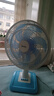 美的（Midea）臺(tái)式電風(fēng)扇七葉柔風(fēng)輕音臥室宿舍廣角遠(yuǎn)距交流定頻臺(tái)扇辦公室桌面節(jié)能省電搖頭小型電扇 FGAU40D 曬單實(shí)拍圖