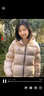 駱駝（CAMEL）抱抱戶(hù)外羽絨服短款拒水保暖外套面包服 PN121L白玉粉 L 曬單實(shí)拍圖
