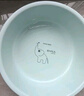 MR特特大塑料盆58cm兒童嬰兒洗澡盆學(xué)生洗衣盆寵物洗腳臉盆洗墩布盆 曬單實(shí)拍圖