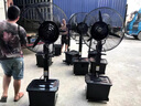 立始工業(yè)噴霧風(fēng)扇加水制冷降溫冷風(fēng)機加濕商用戶(hù)外強力霧化水冷電風(fēng)扇 550固定款小風(fēng)力低配-機械搖頭 曬單實(shí)拍圖