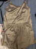 貓人（MiiOW）睡衣套裝夏季性感V領(lǐng)冰絲仿真絲綢緞面吊帶背心+短褲家居服套裝 灰色 M （建議75-95斤） 曬單實(shí)拍圖