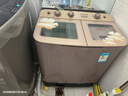 揚(yáng)子洗衣機(jī)半自動大容量家用雙桶雙缸洗衣機(jī)脫水雙筒 9公斤玻璃面板-小型款 曬單實(shí)拍圖