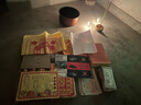心誠善  燒紙紙錢祭祀用品祭祖打孔黃紙?zhí)籽b殯葬用品清明節(jié)中元節(jié)金元寶金條黃表紙七月半寒衣節(jié) 套裝C 曬單實拍圖