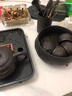 瀾春江高檔紫砂壺功夫茶具浮雕茶壺家用茶杯蓋碗茶器整套裝純手工禮盒裝 龍騰四海-蓋碗10頭 【高檔禮盒裝】 曬單實拍圖