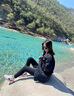 UKMR春夏黑色牛仔褲女潮流百搭夏季新款高腰小腳褲顯瘦鉛筆褲靴褲 黑色【高品質(zhì)】 26 碼【建議84-92斤】 曬單實(shí)拍圖