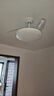 歐普（OPPLE）風(fēng)扇燈吊扇燈24瓦LED照明低噪音餐廳臥室吊燈燈具包安裝 冰風(fēng)白 曬單實拍圖
