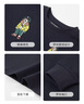 暇步士（Hush Puppies）童裝男童長(cháng)袖T恤春季兒童學(xué)院風(fēng)內搭休閑圓領(lǐng)衫 藏藍 170 曬單實(shí)拍圖