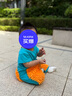 G. DUCKKIDS小黃鴨嬰兒衣服爬行服夏季拖地裝寶寶爬爬服兒童連體衣擦地板防臟 湖藍色短袖夏9分褲 夏（送護肘） 90cm 90碼（身高75-83厘米，19- 曬單實(shí)拍圖