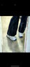斯凱奇（Skechers）女鞋秋冬小白熊休閑鞋子厚底增高百搭運動軟底老爹鞋99999863 白色/海軍藍(lán)色/WNV 37 曬單實拍圖