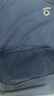 馬孔多（macondo）原創(chuàng  )單品｜男子跑步加絨打底套裝5代吸濕排汗速干防汗手機倉 上衣 夜海藍  褲子 夜海藍 L 曬單實(shí)拍圖