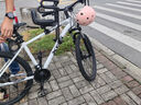 喜德盛（xds）山地車(chē)黑客380避震前叉21速變速鋁合金車(chē)架 白/黑色17 曬單實(shí)拍圖