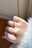 DRIG鉆戒指女男對戒求婚結(jié)婚莫桑石純銀七夕情人節(jié)送女友老婆生日禮物 對戒【女戒1克拉+男戒活口】  男戒默認(rèn)活口，下單備注女戒號數(shù) 曬單實拍圖
