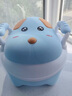 小哈倫兒童馬桶嬰兒坐便器嬰幼兒尿盆小孩寶寶小便器3D軟墊坐墊天藍 曬單實(shí)拍圖