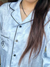 維多利亞的秘密（Victoria's Secret）田曦薇同款 宅度假水光綢家居服絲滑涼感長(cháng)袖長(cháng)褲睡衣套裝 曬單實(shí)拍圖