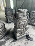 魔都石雕門(mén)墩抱鼓石一對家用酒店獅子頭麒麟招財仿古裝飾擺件門(mén)當石鼓 獅子款式60*30*18cm一對 曬單實(shí)拍圖