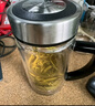 希諾抗菌玻璃杯雙層高檔辦公水杯男2025新款帶手柄泡茶杯子XN-9005KT 曬單實(shí)拍圖